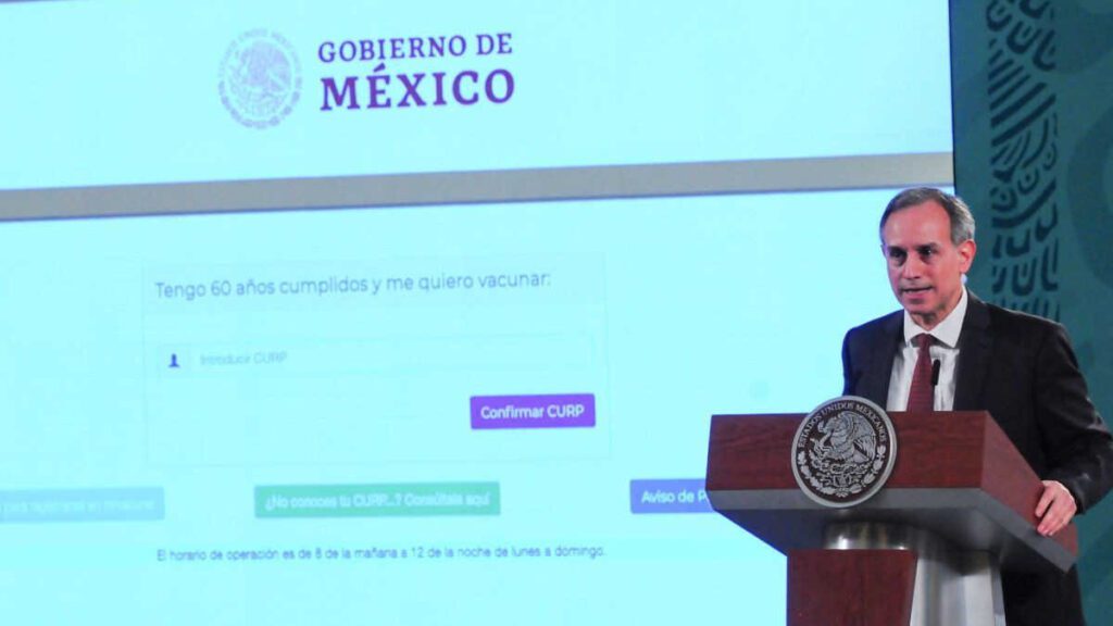 Alta demanda puso en estrés a la plataforma de registro de vacunación Gatell thumbnail