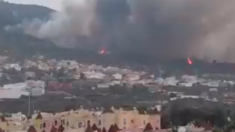 Evacúan a 3 mil personas tras incendio forestal en Tenerife, España thumbnail