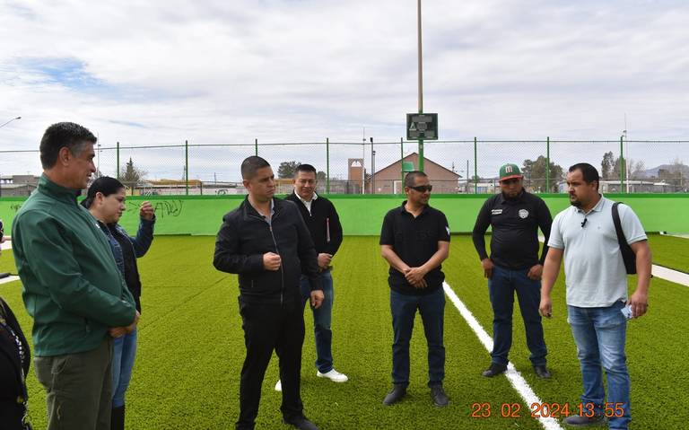 Se realizara remodelación de campo de fútbol con pasto sintético en Ahumada thumbnail